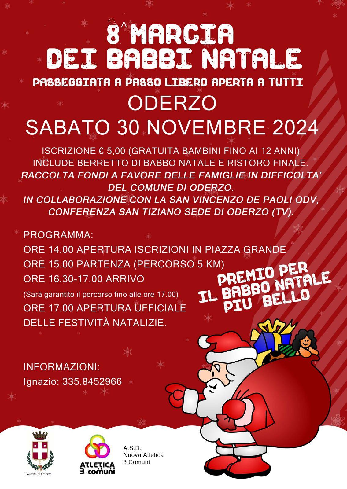 Marcia babbi natale Oderzo